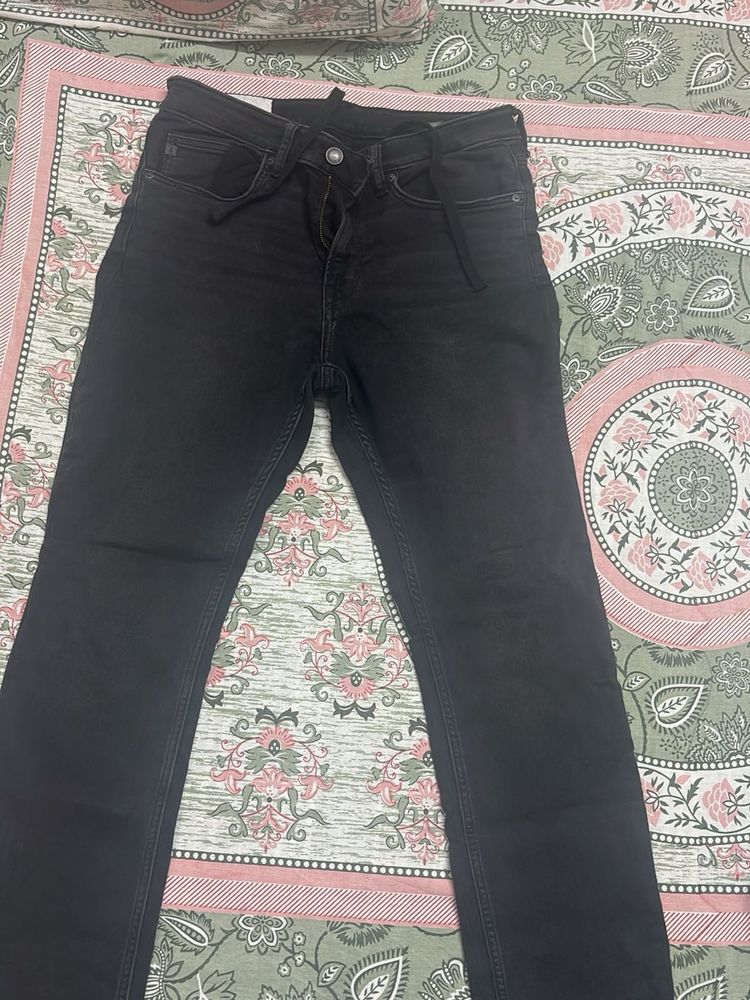 Classic Black Denim Jeans