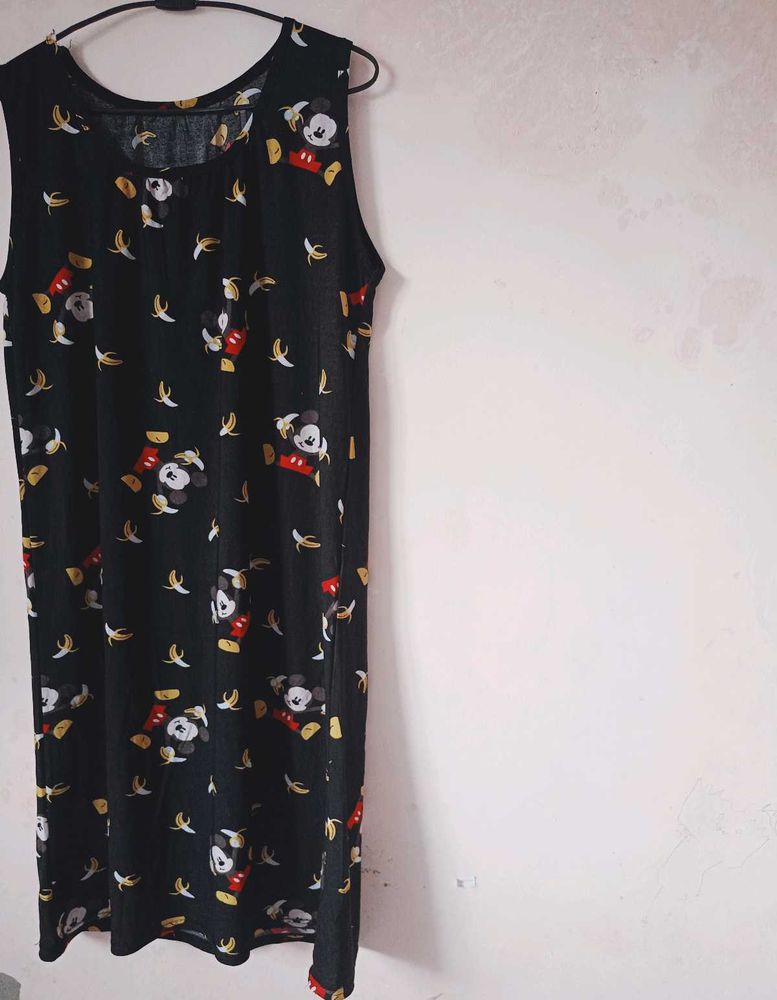 Mickey Print Dress