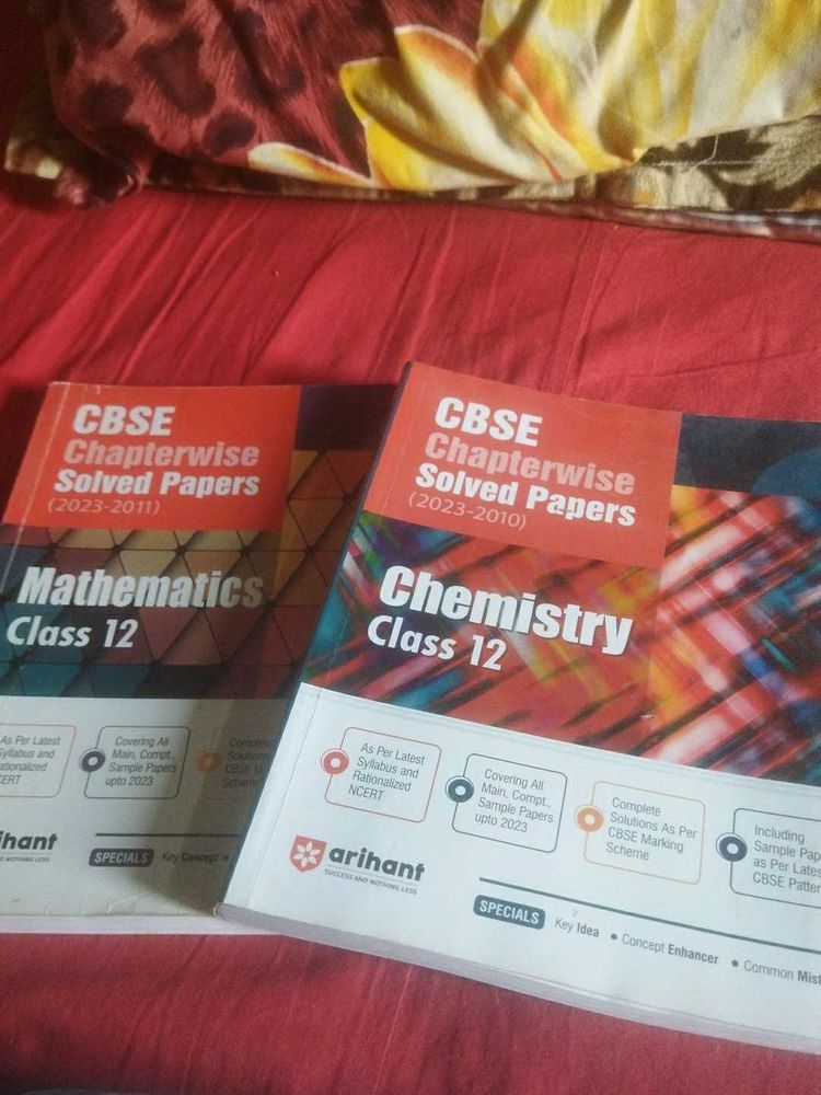 CBSE Class 12 Math &amp; Chemistry Solved Papers