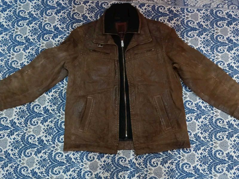 Men's Brown Leather Jacket