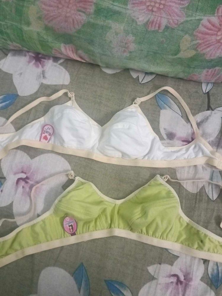 Comfortable Cotton Bra Set of 2