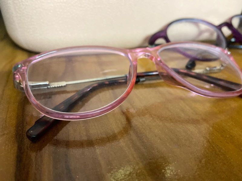Pink and purple Frame Glasses 👓