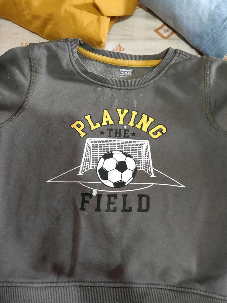 baby Football Graphic Sweatshirt