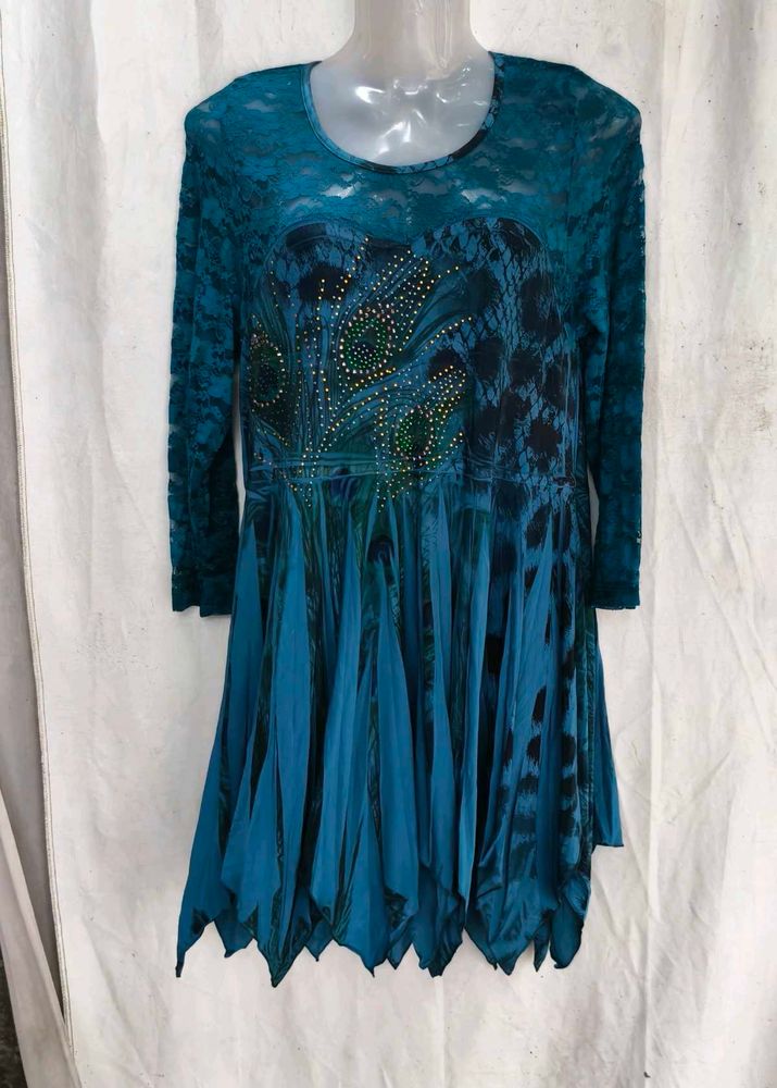 I. sea green Y2K dress