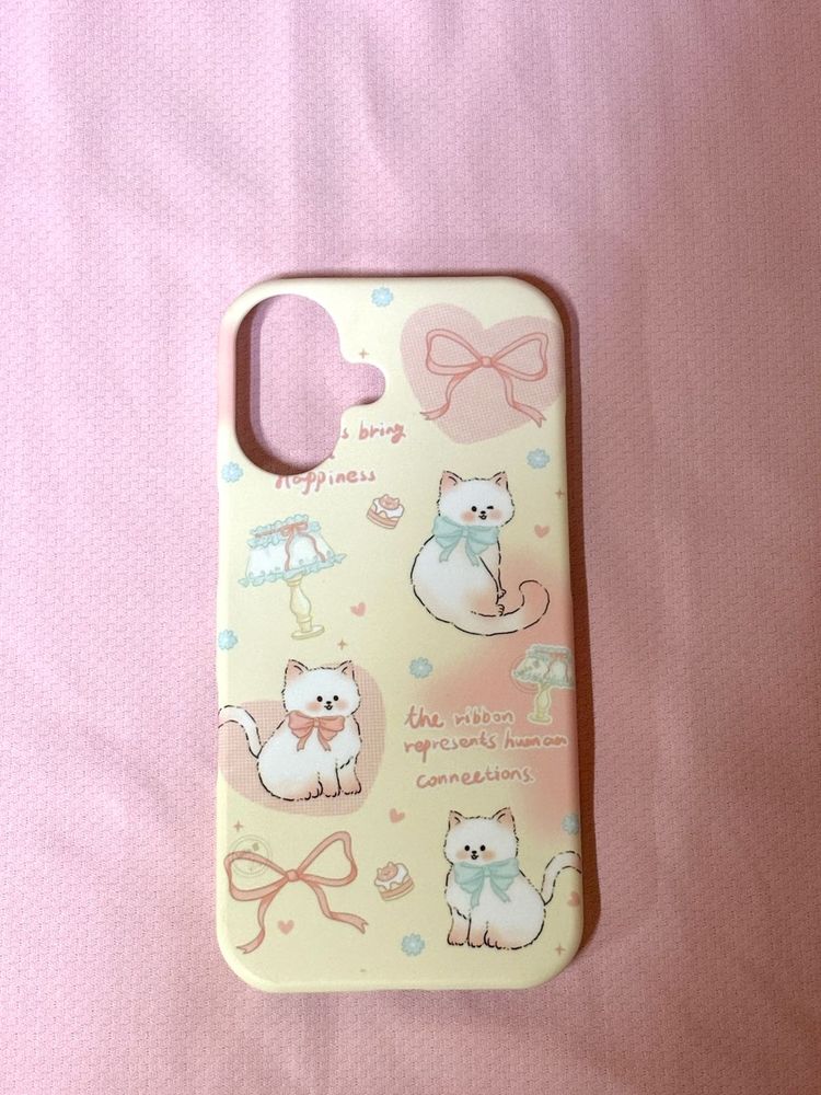 Kawaii Cat Phone Case for IPhone 16