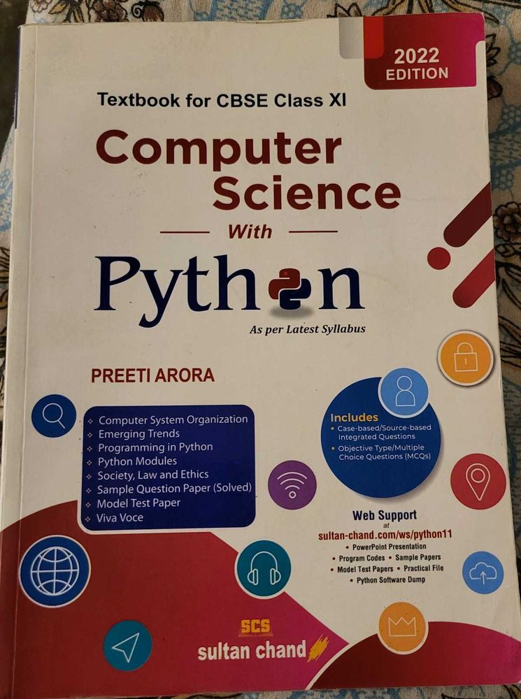 Class 11 XI Python Coding Book