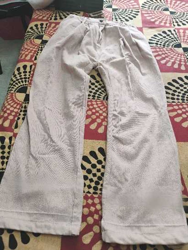 Comfortable Beige Palazzo Pants