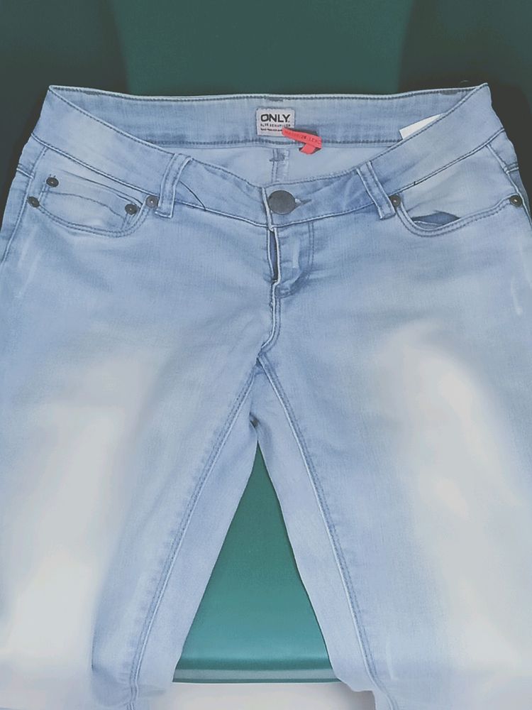 Women Jeans 👖 Light Blue Colour