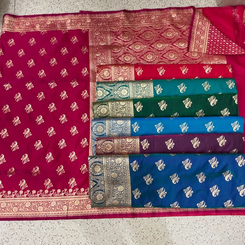 Banarsi silk sunhari buta
