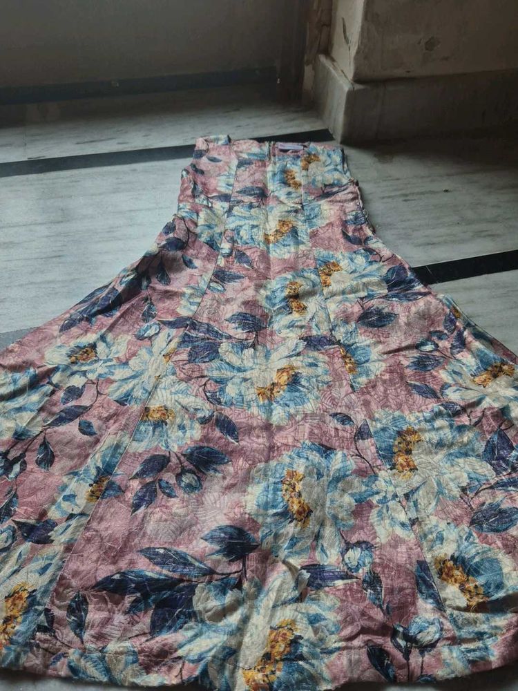 Beautiful Floral Print Maxi Dress