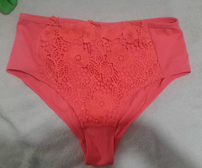 Ann Summers Coral Lace Bikini Bottom/Panty