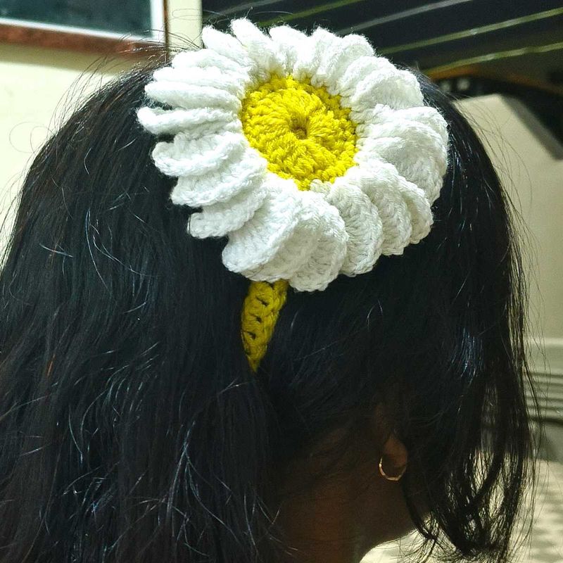 Handmade Daisy Hairband For Kids and Girls
