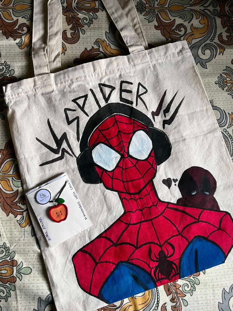 spiderman tote bag