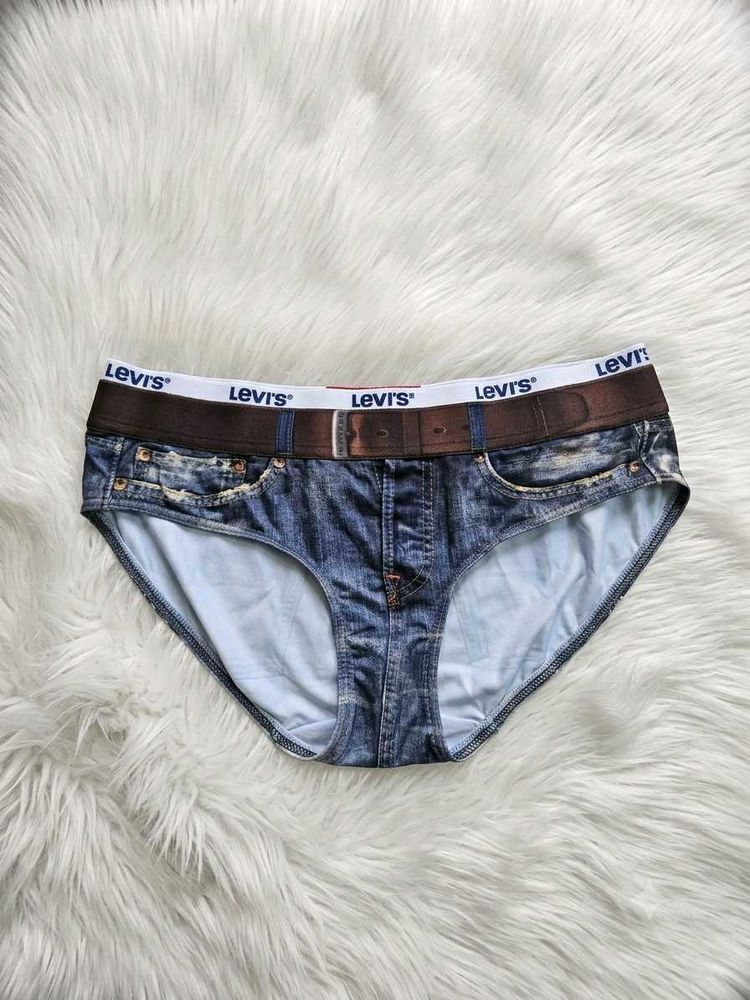 Levi's Denim Print Briefs/Panty