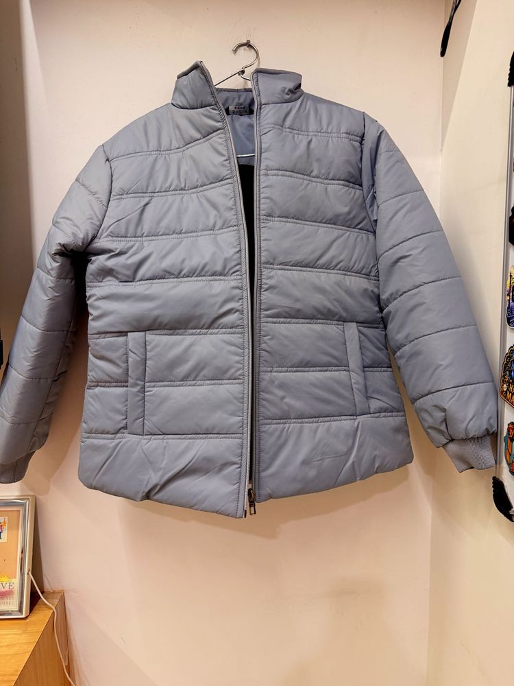 Shein Gray Padded Jacket