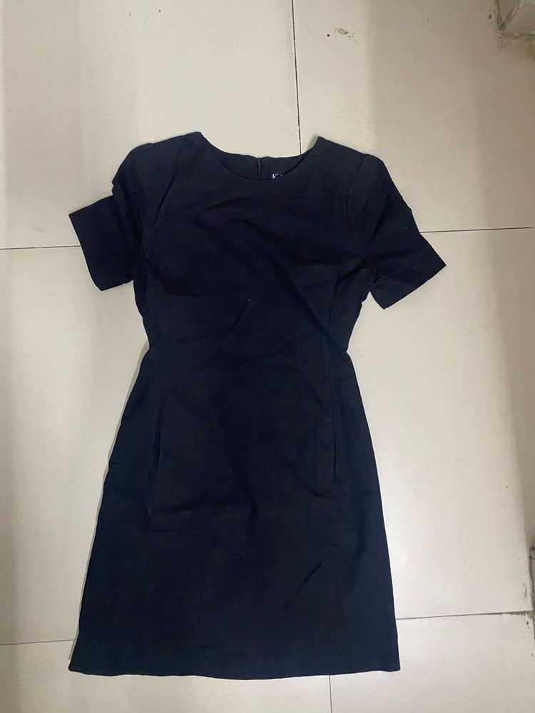 Classic Black Short Sleeve Dress