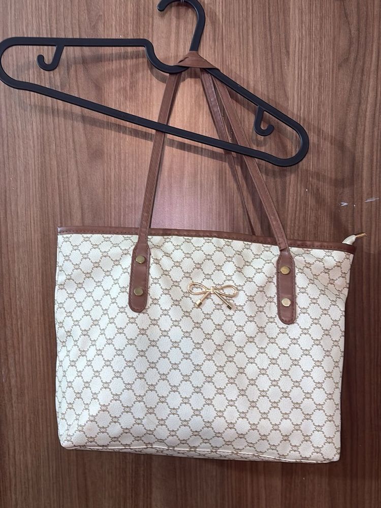 Chic Tote Bag with Bow Detail ( free delivery)