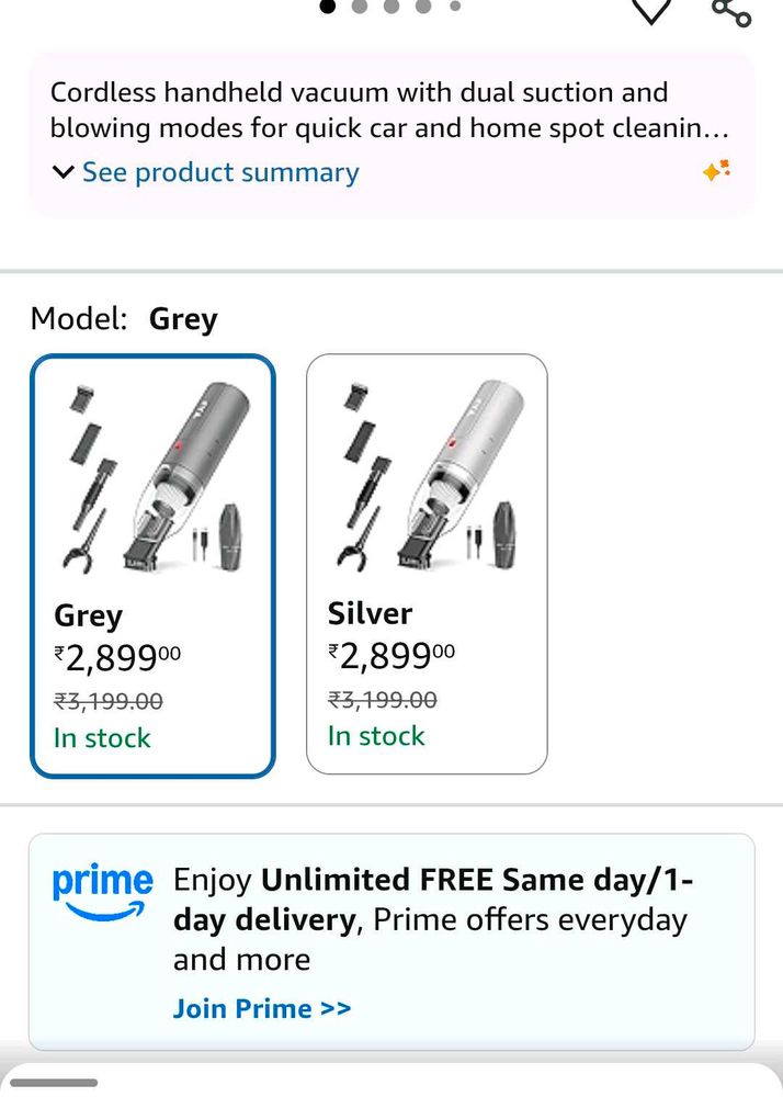 Cordless Handheld Vacuum Cleaner