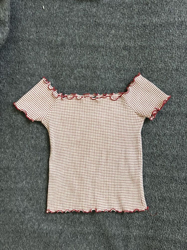 cute off shoulder classy top