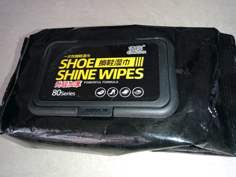SHOE SHINE WIPES