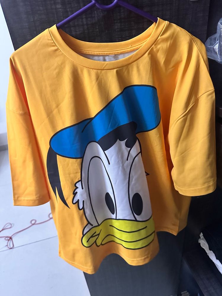 Donald Duck Graphic Print T-Shirt