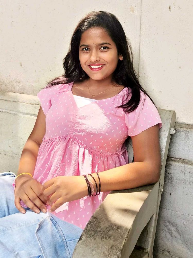 Pink Polka Dot Top