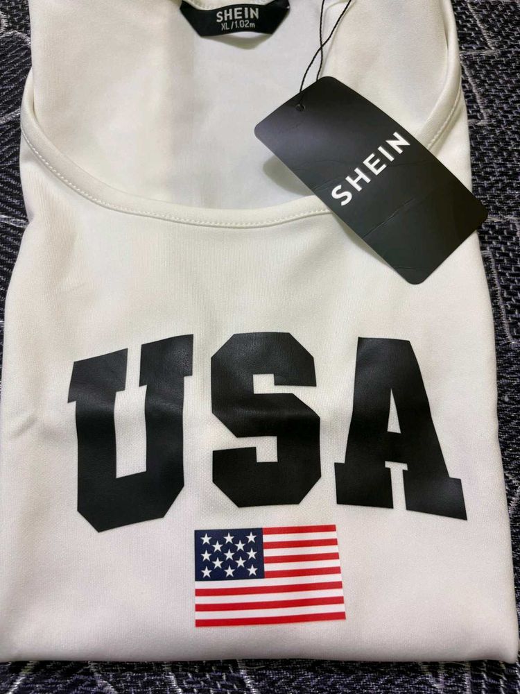 SHEIN USA Graphic T-Shirt