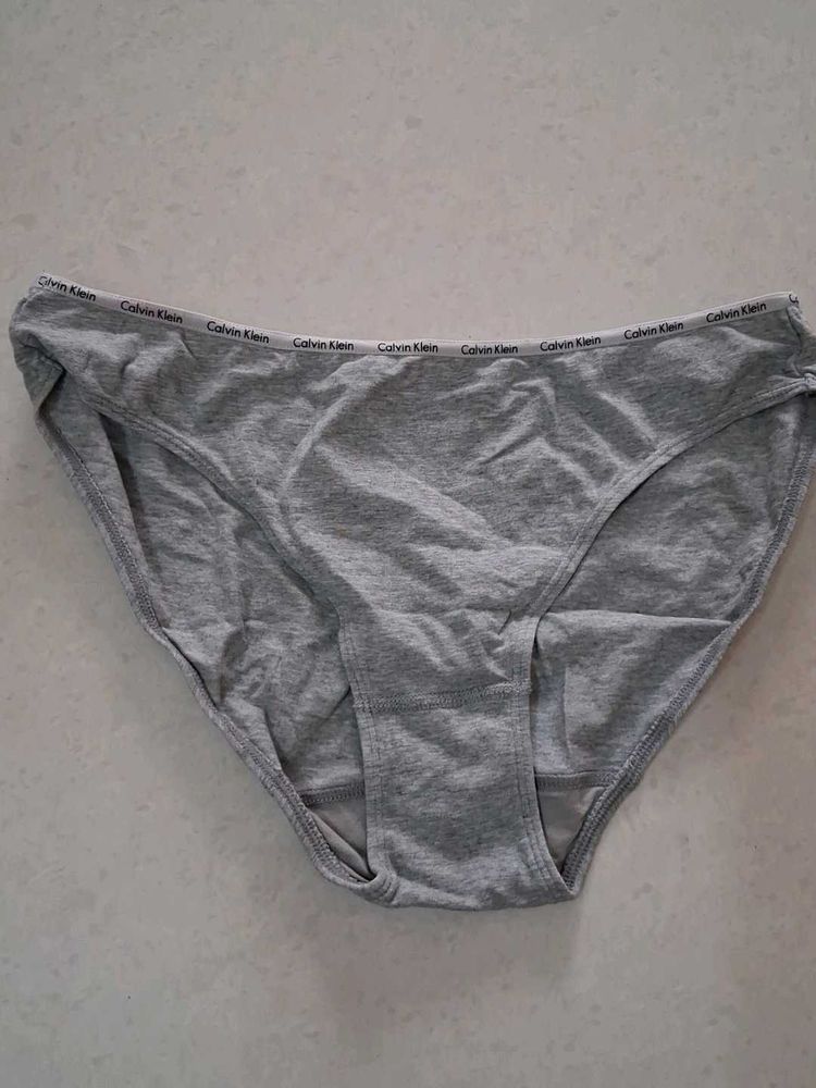 Calvin Klein Grey Cotton Briefs