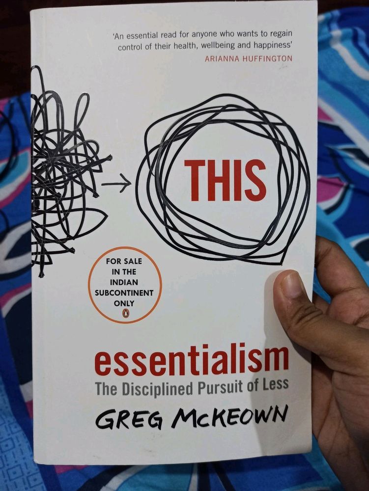 🆕 The Essentialism Book Paperback By Greg McKeown