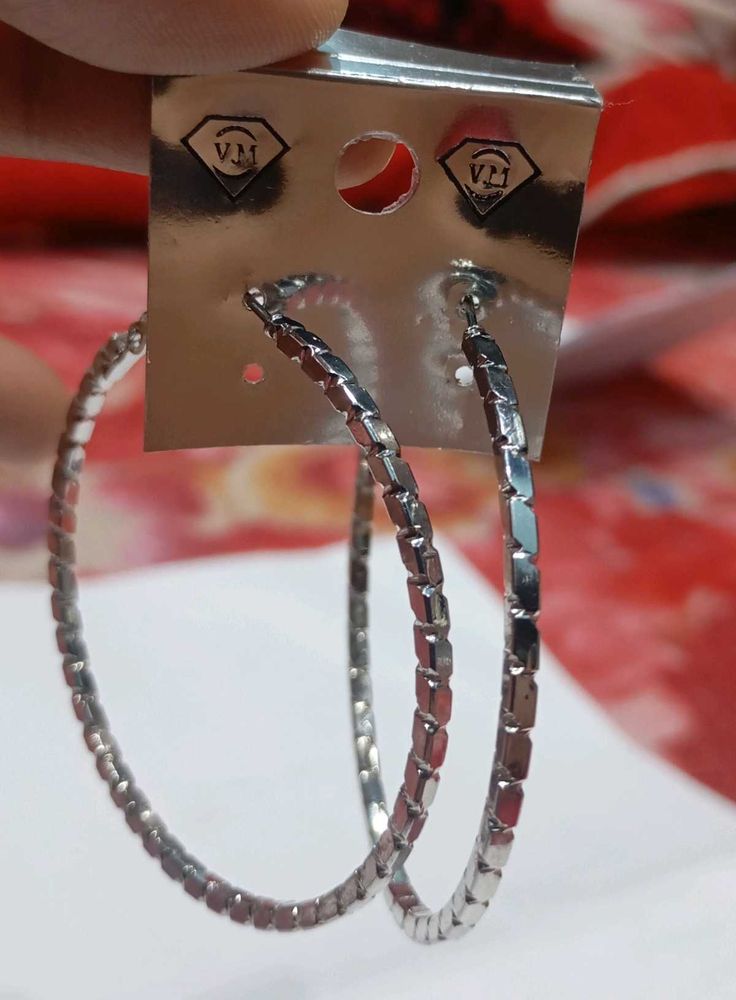 Silver Hoop Earrings