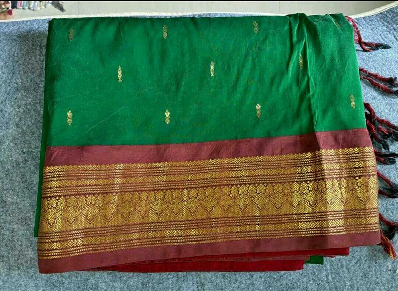 Green Kanchivaram Saree