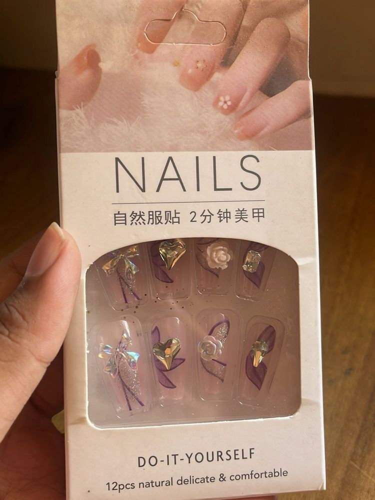 Purple Ballet Press On Nails