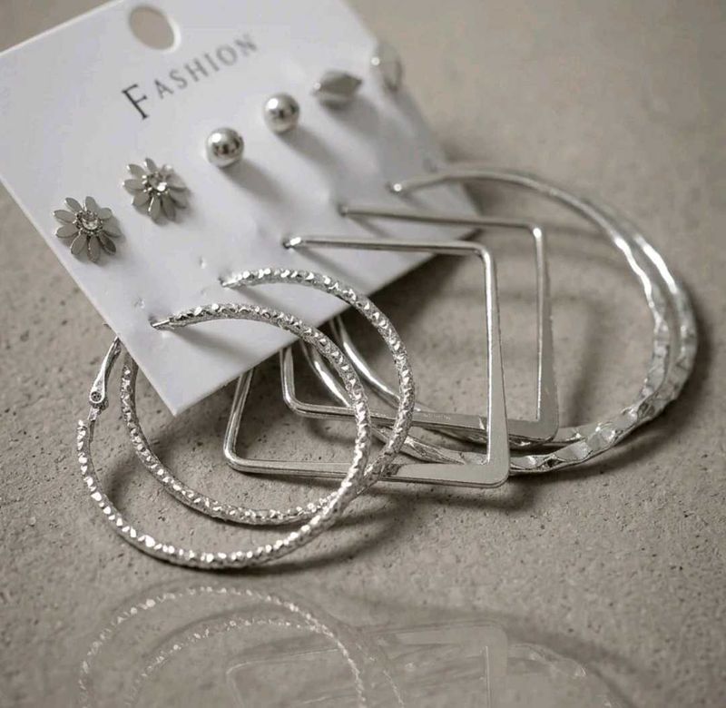 Chic Geometric Earring Set