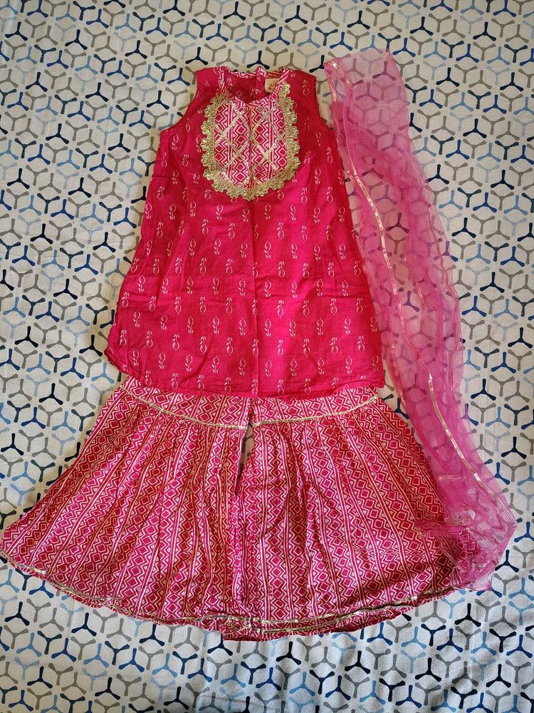 Beautiful Pink Kurta Set with Dupatta
