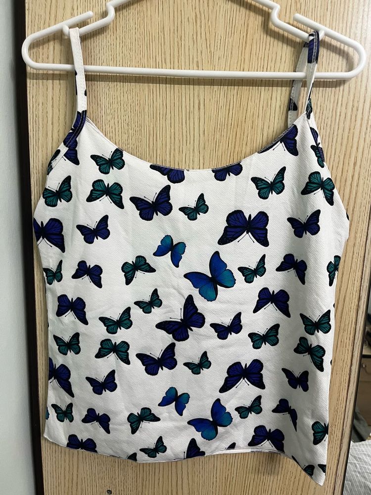 Butterfly Print Camisole Top