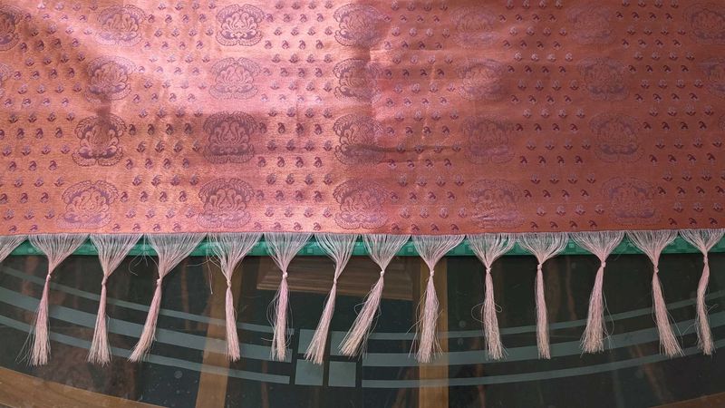 Silk blend Saree with Tassels