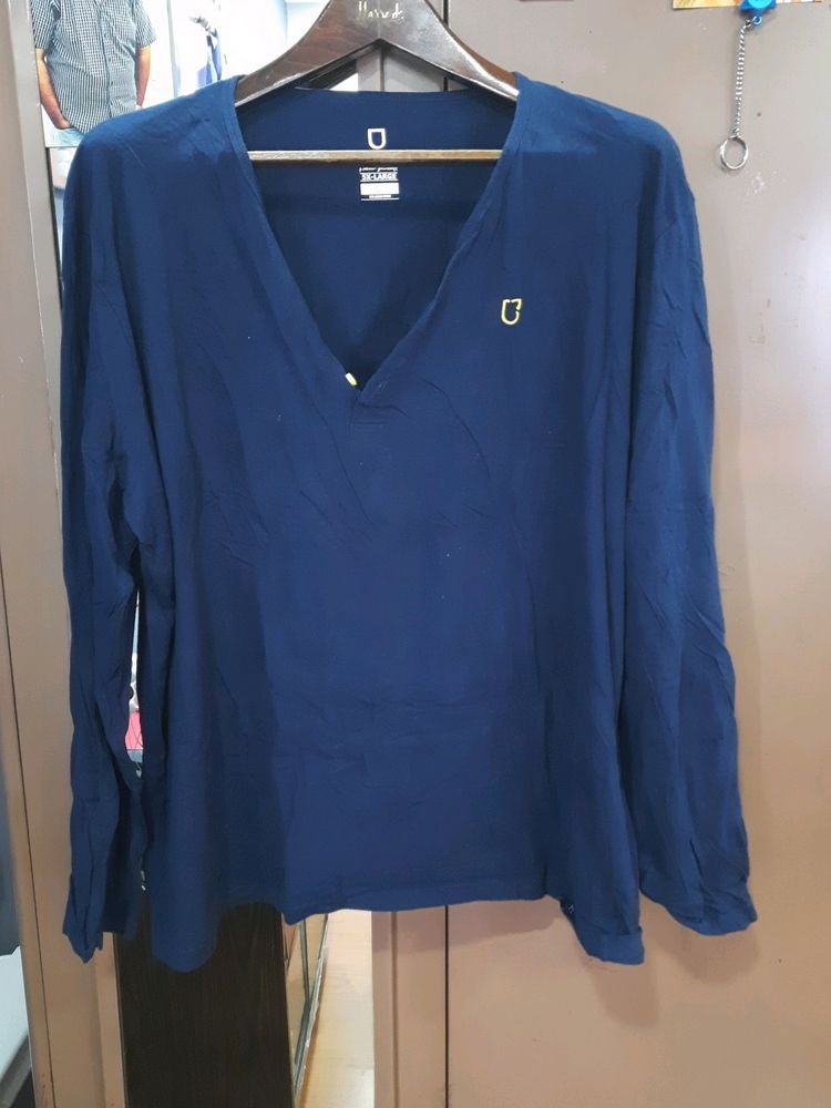 Blue Teeshirt In Good Quality