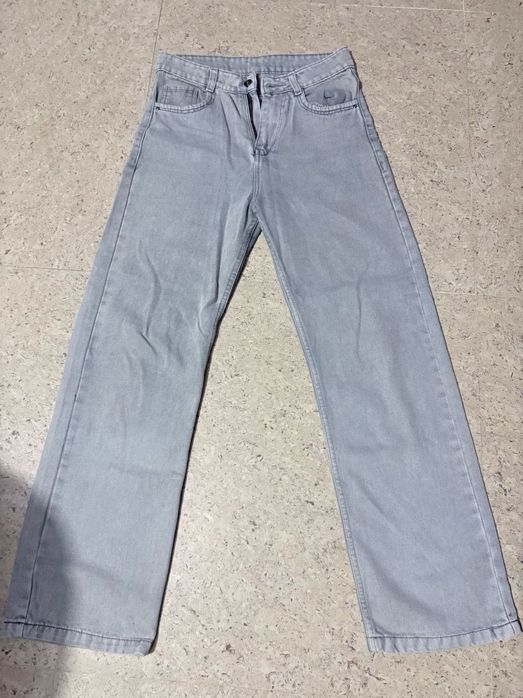 Light Wash Wide Leg Jeans