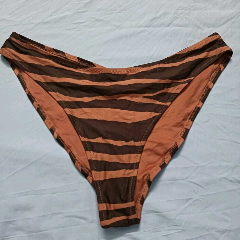 ⚛️ Trendy Zebra Print Bikini Bottom