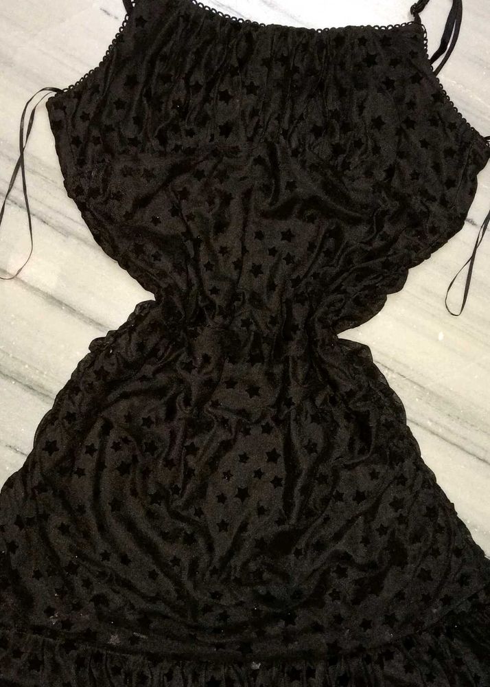 🖤✨Y2k Star design Chic Black Mini