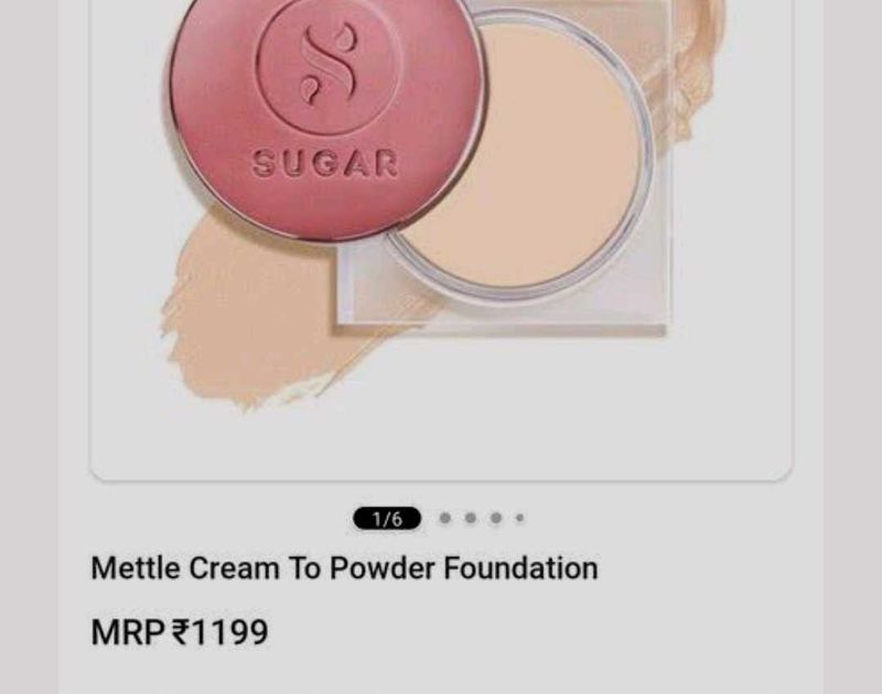 SUGAR Mettle Cream To Powder Foundation
