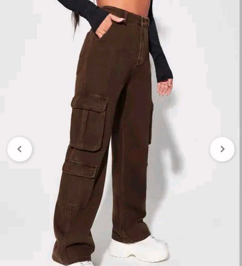 Brown Cargo Pants
