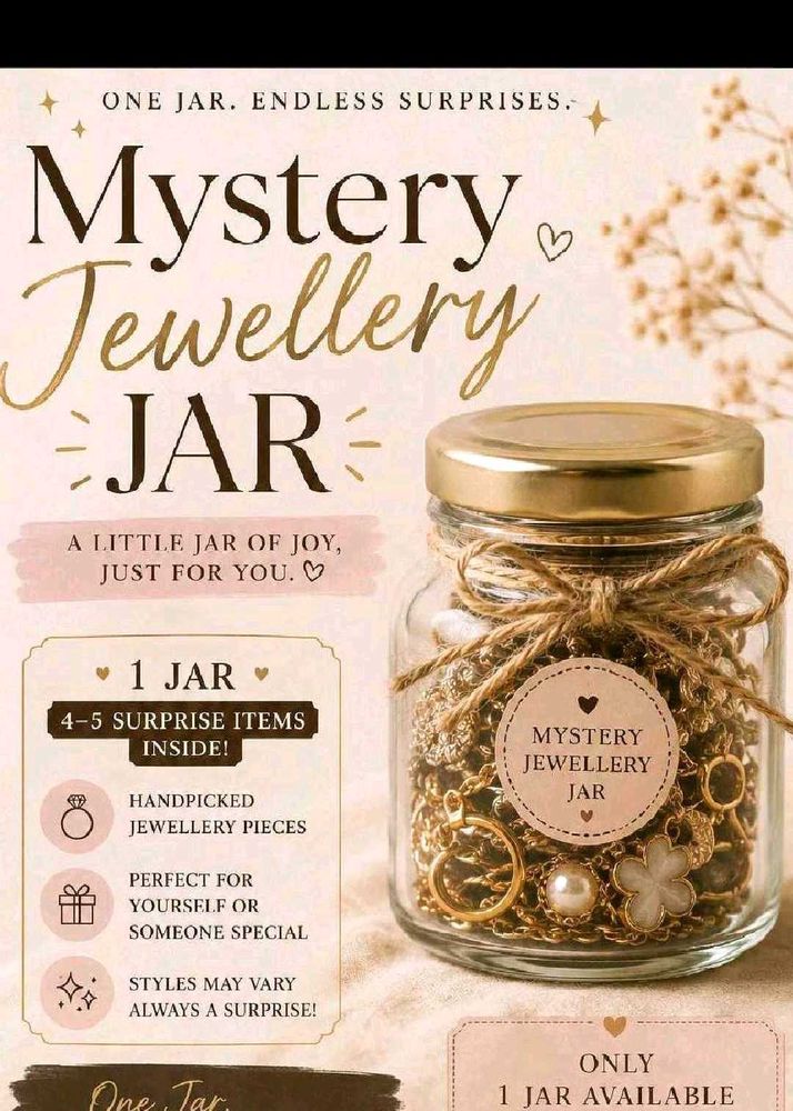 Mystery Jewellery Jar - Surprise Items Inside!