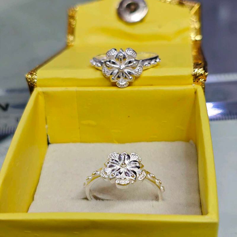 Pure silver toe ring Two Pair