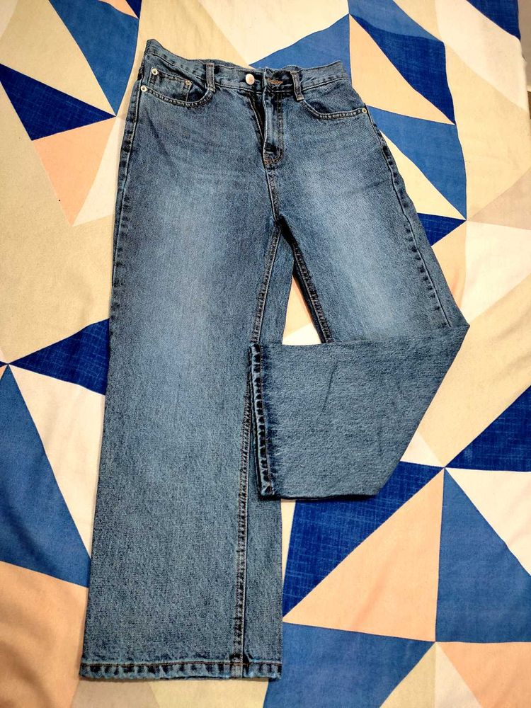 Wide leg high waist Jeans