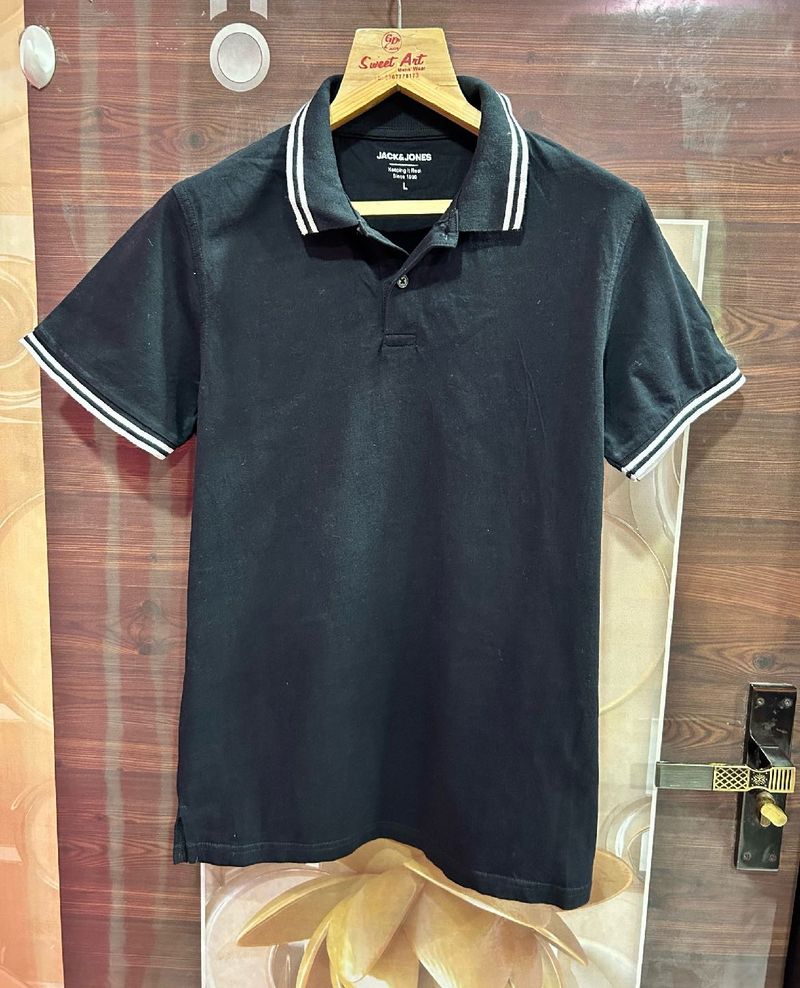Men's Black Polo T-Shirt