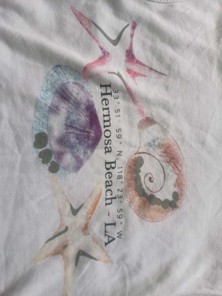 Beach Graphic tank top