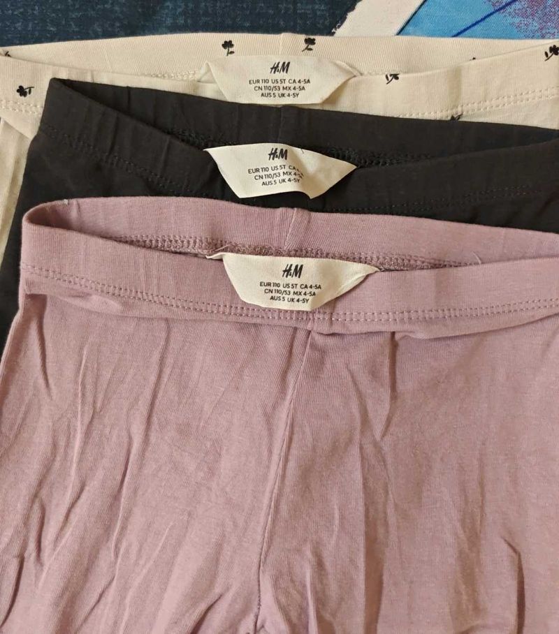 H&amp;M Kids Leggings Bundle of 3