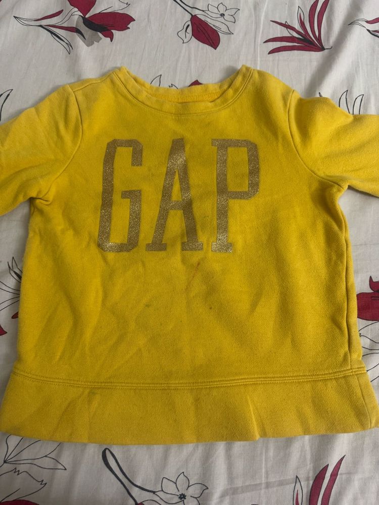 Gap Fleece Tshirt For Kids