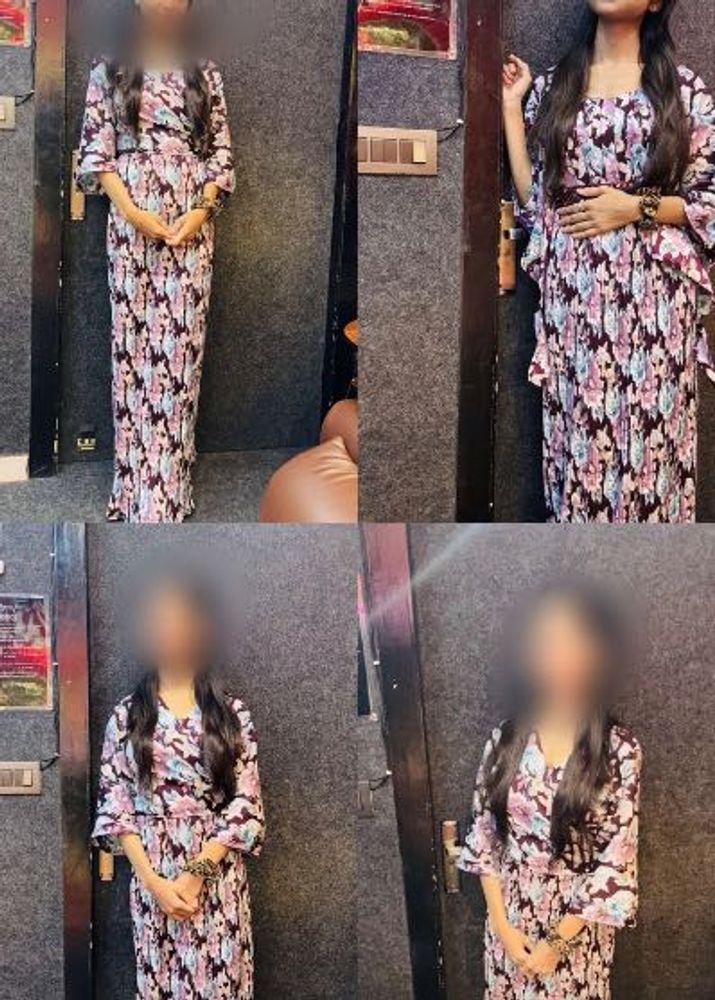 Floral Print Maxi Dress